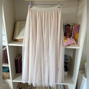 BNWT Tulle Midi Skirt